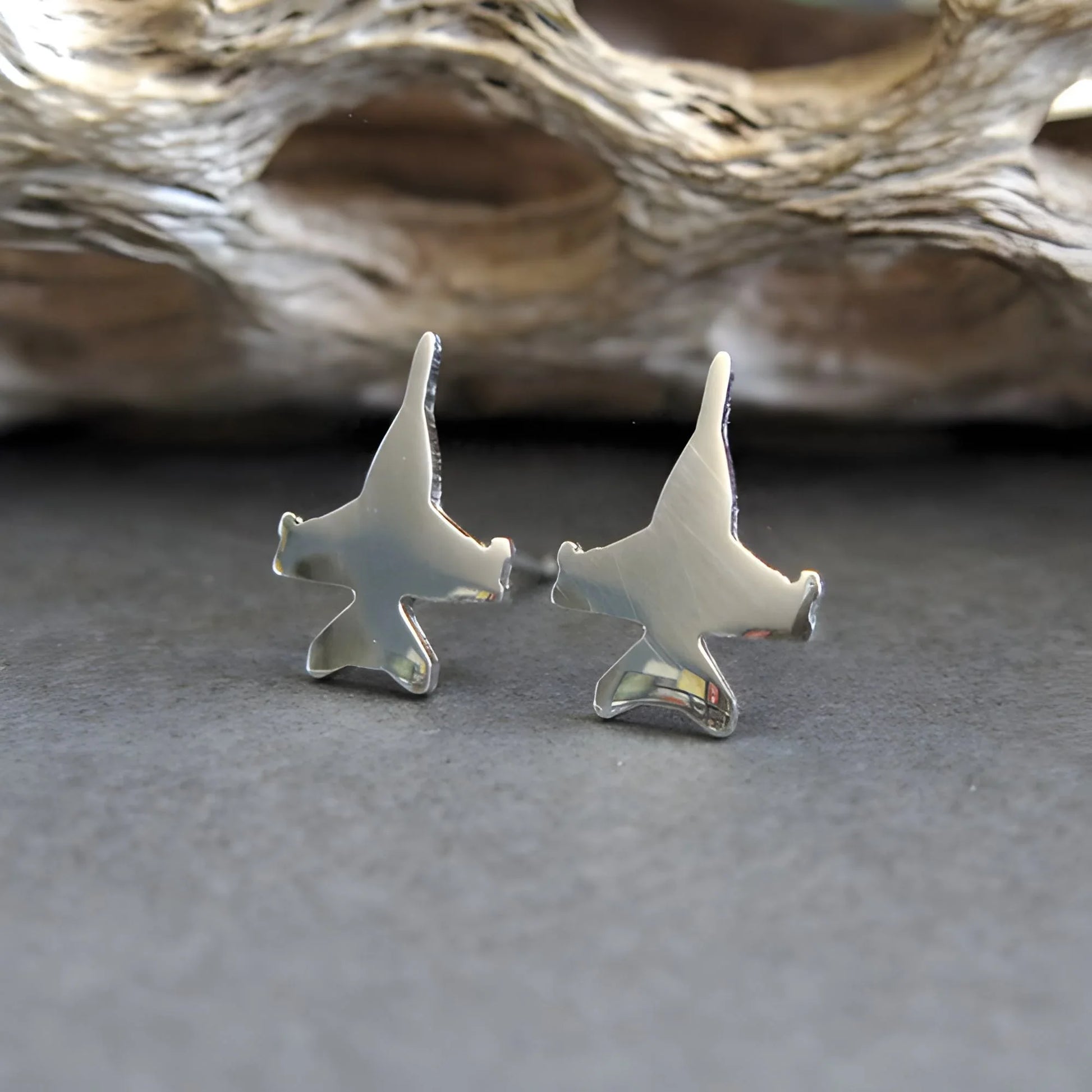 F/A-18 Hornet Stud Earrings - Jet Fighter Jewelry