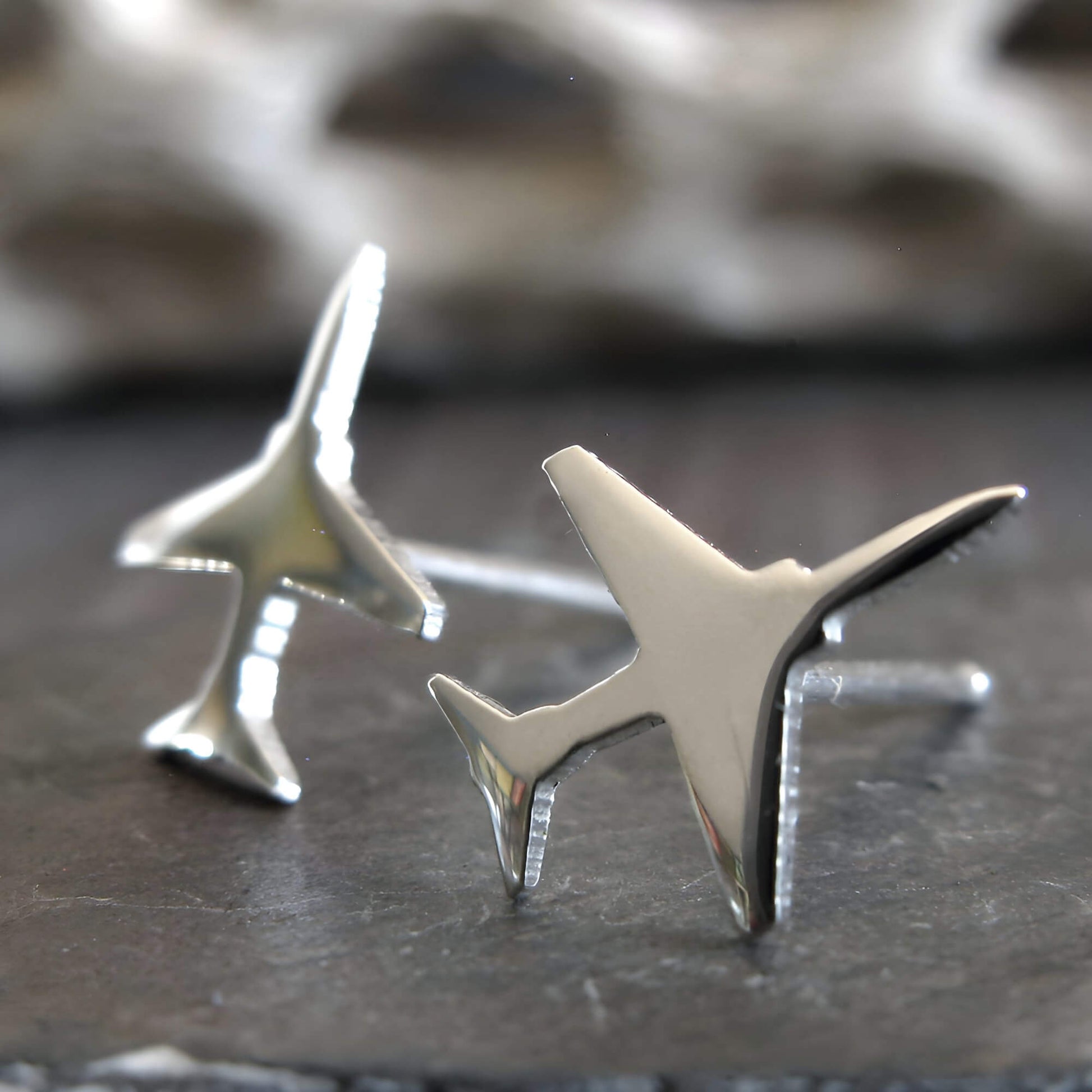 T-45 Goshawk Stud Earrings - Jet Fighter Jewelry