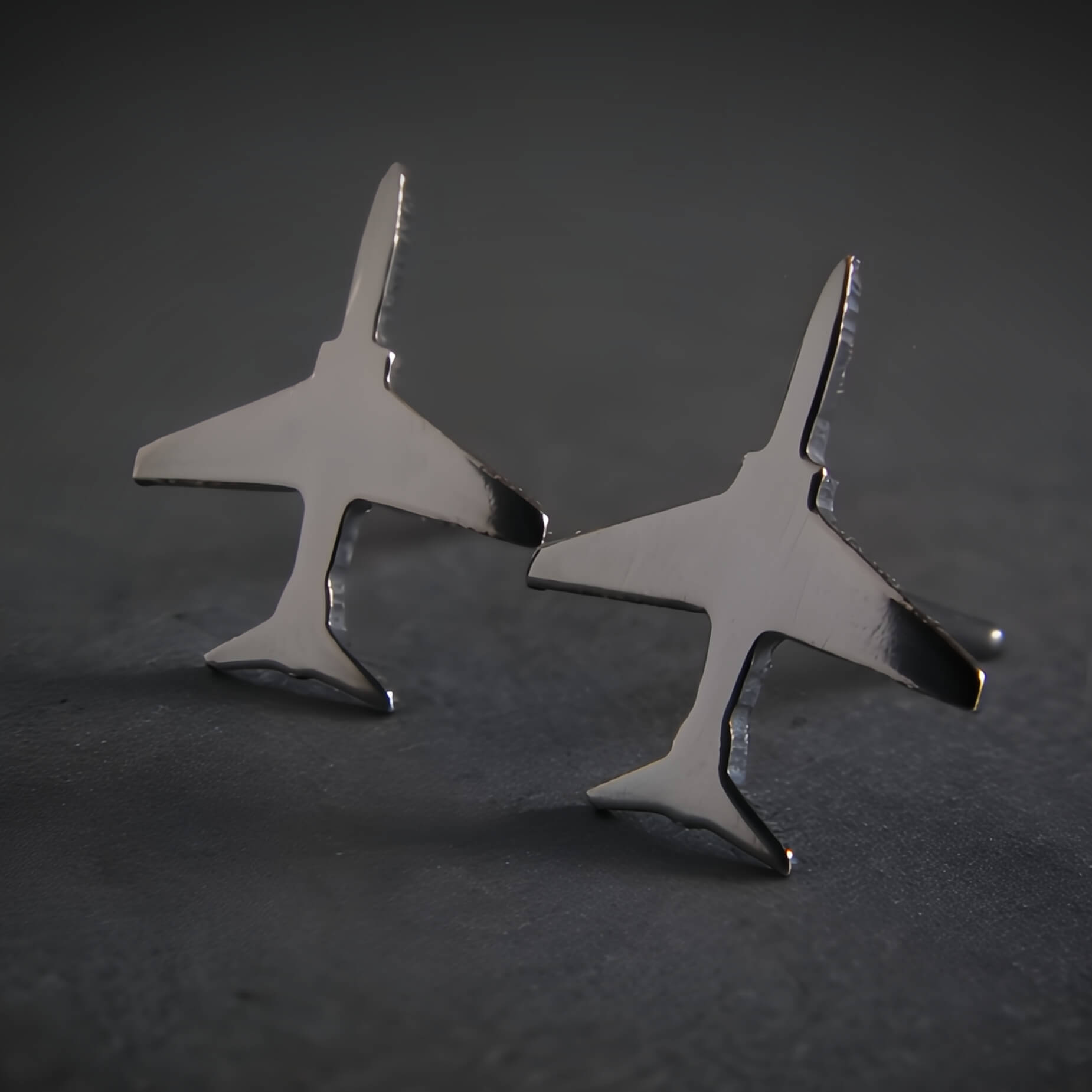 T-45 Goshawk Stud Earrings - Jet Fighter Jewelry