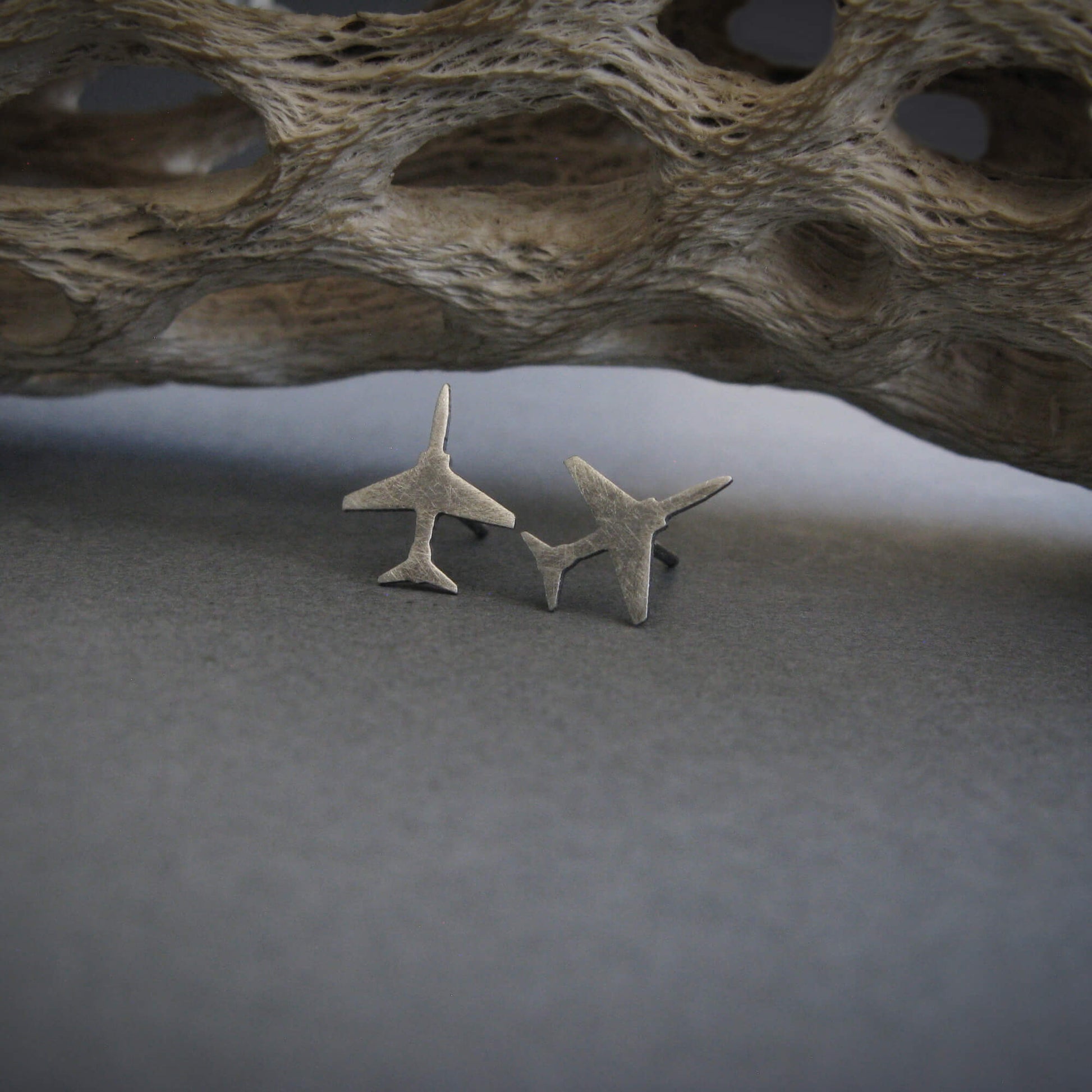 T-45 Goshawk Stud Earrings - Jet Fighter Jewelry