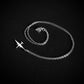 U-2 Dragon Lady airplane pendant necklace with sterling silver chain for aviation enthusiasts