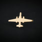 14k gold U-2 Dragon Lady jet tie tack – handmade military aviation lapel pin for pilots, veterans, and collectors