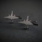 U-2 Dragon Lady Stud Earrings - Jet Fighter Jewelry