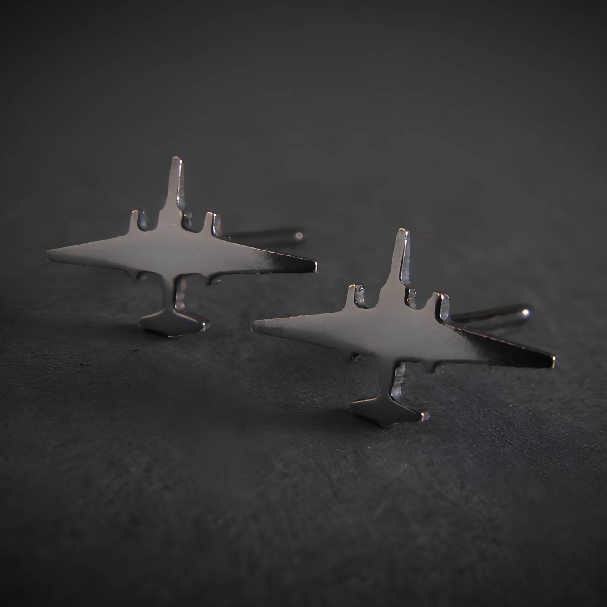 U-2 Dragon Lady Stud Earrings - Jet Fighter Jewelry
