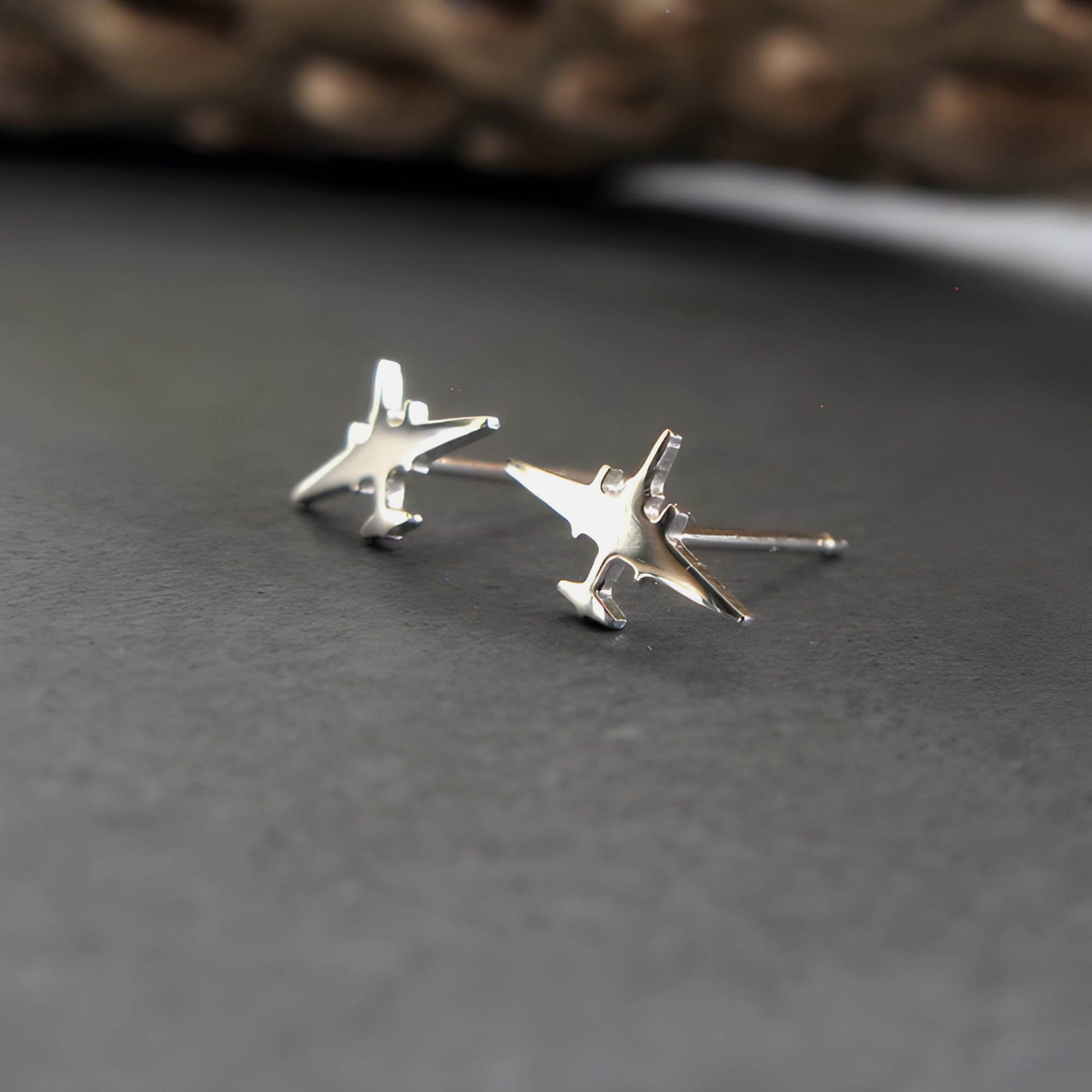 U-2 Dragon Lady Stud Earrings - Jet Fighter Jewelry