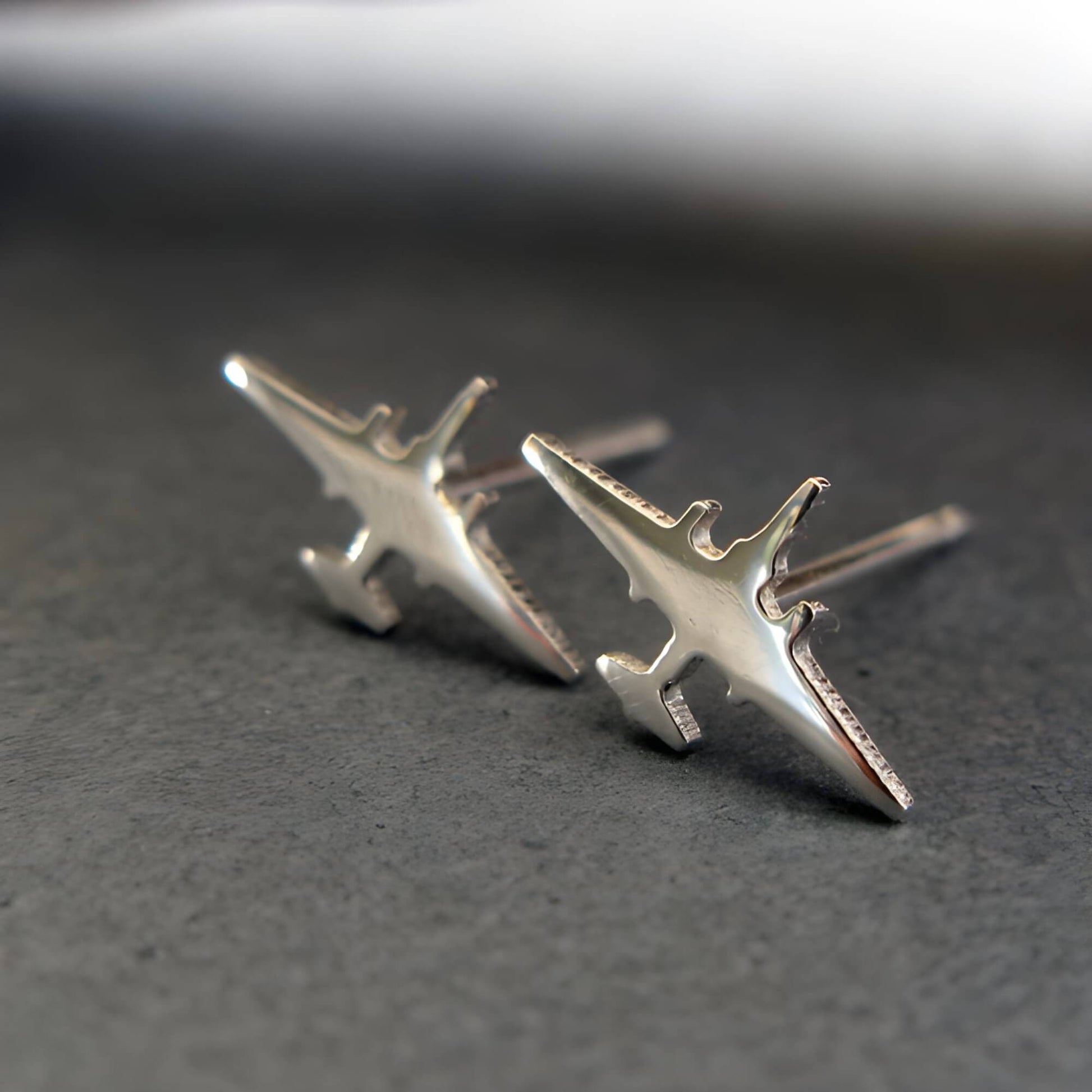 U-2 Dragon Lady Stud Earrings - Jet Fighter Jewelry