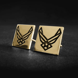Air Force Logo Stud Earrings - Jet Fighter Jewelry