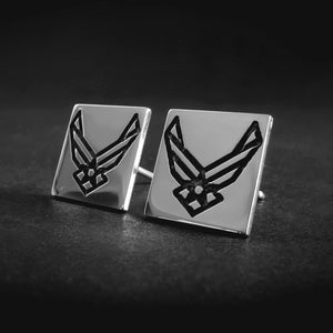 Air Force Logo Stud Earrings - Jet Fighter Jewelry