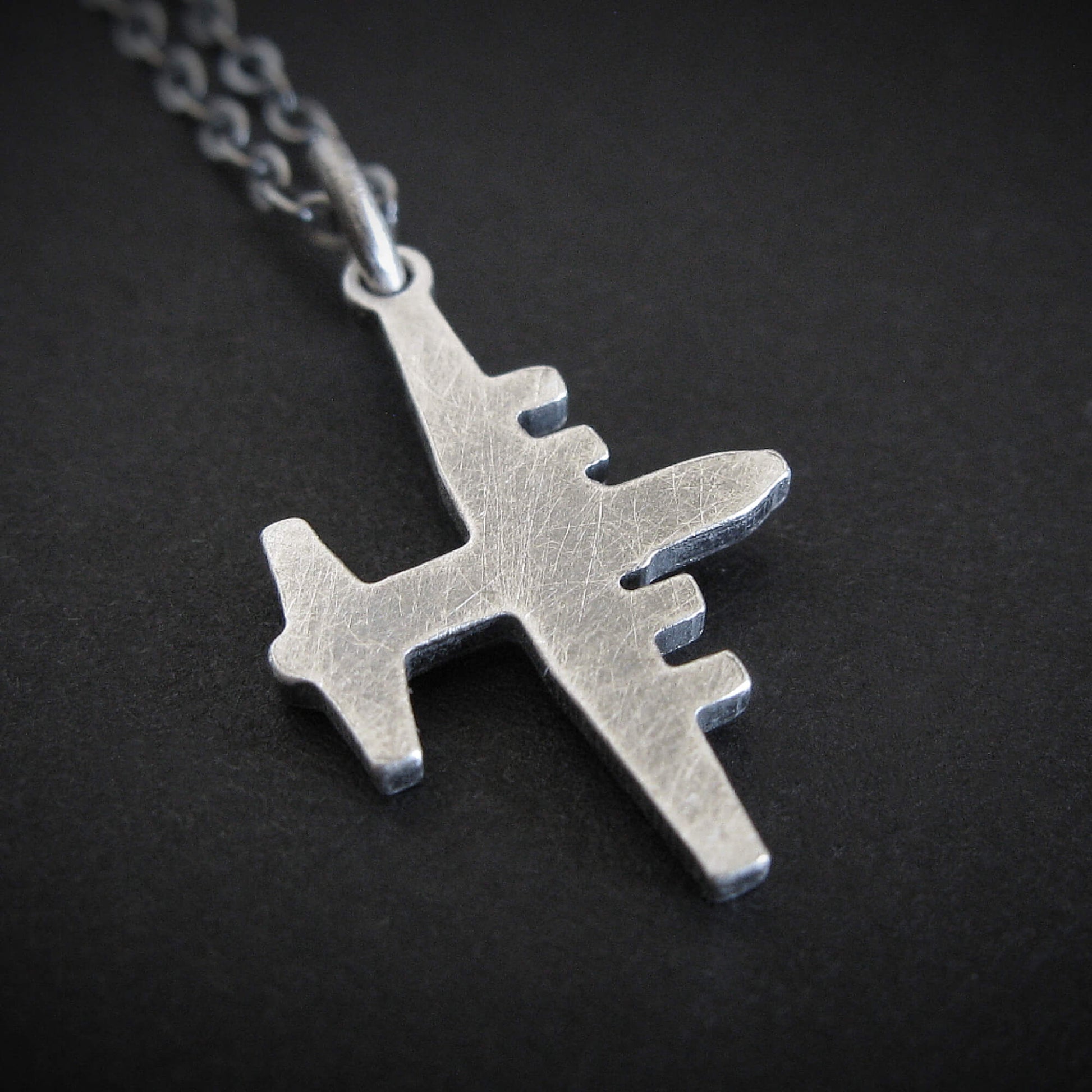 C-130 Hercules Pendant Necklace - Jet Fighter Jewelry