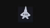 Video of an F-22 tie tack pin on a black backgrouond