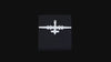 video of a MQ-9 tie tack made from sterling silver on a black background