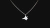 F-22 necklace made by Jet Fighter Jewelry video on a black background