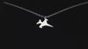 f-16 jet fighter necklace sterling silver jewelry
